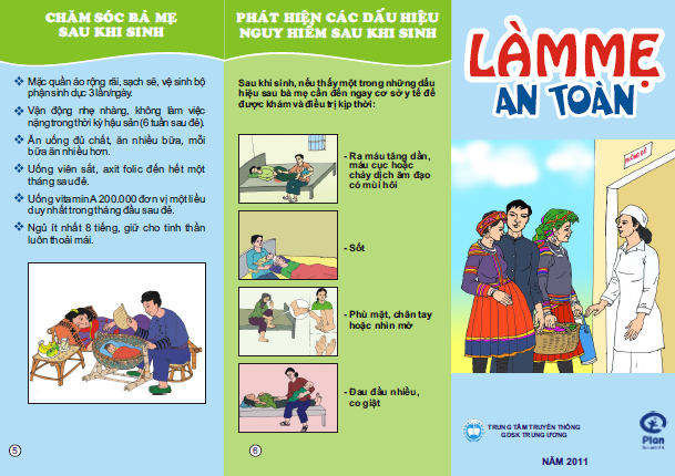 Tờ gấp Làm mẹ an toàn