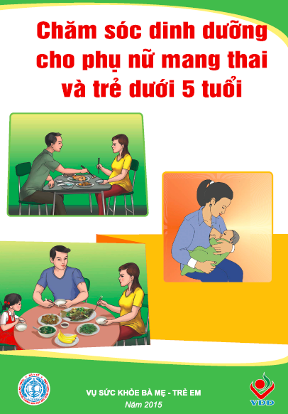 Flipchart Nutritional care for pregnant women and children under 5 years old