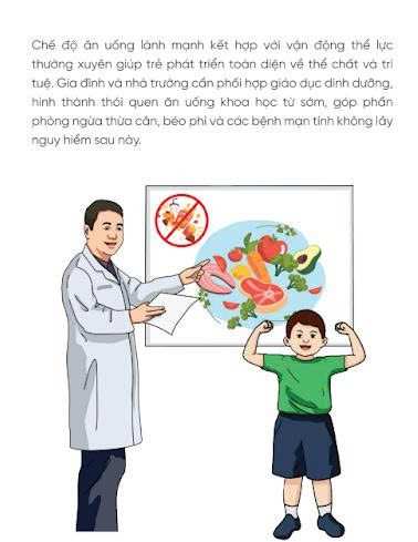 Tờ rơi Thực hiện chế độ ăn uống lành mạnh để nâng cao sức khỏe