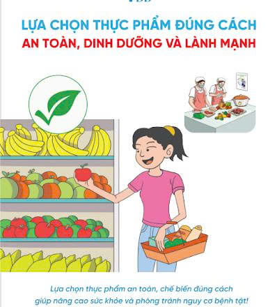 Tờ rơi Lựa chọn thực phẩm đúng cách an toàn, dinh dưỡng và lành mạnh
