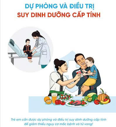 Tờ rơi Dự phòng và điều trị Suy dinh dưỡng Cấp tính_Hình ảnh người dân tộc Thái