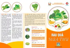 Tờ rơi Một số loại rau quả mùa thu