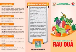 Tờ rơi Giá trị dinh dưỡng của rau củ quả