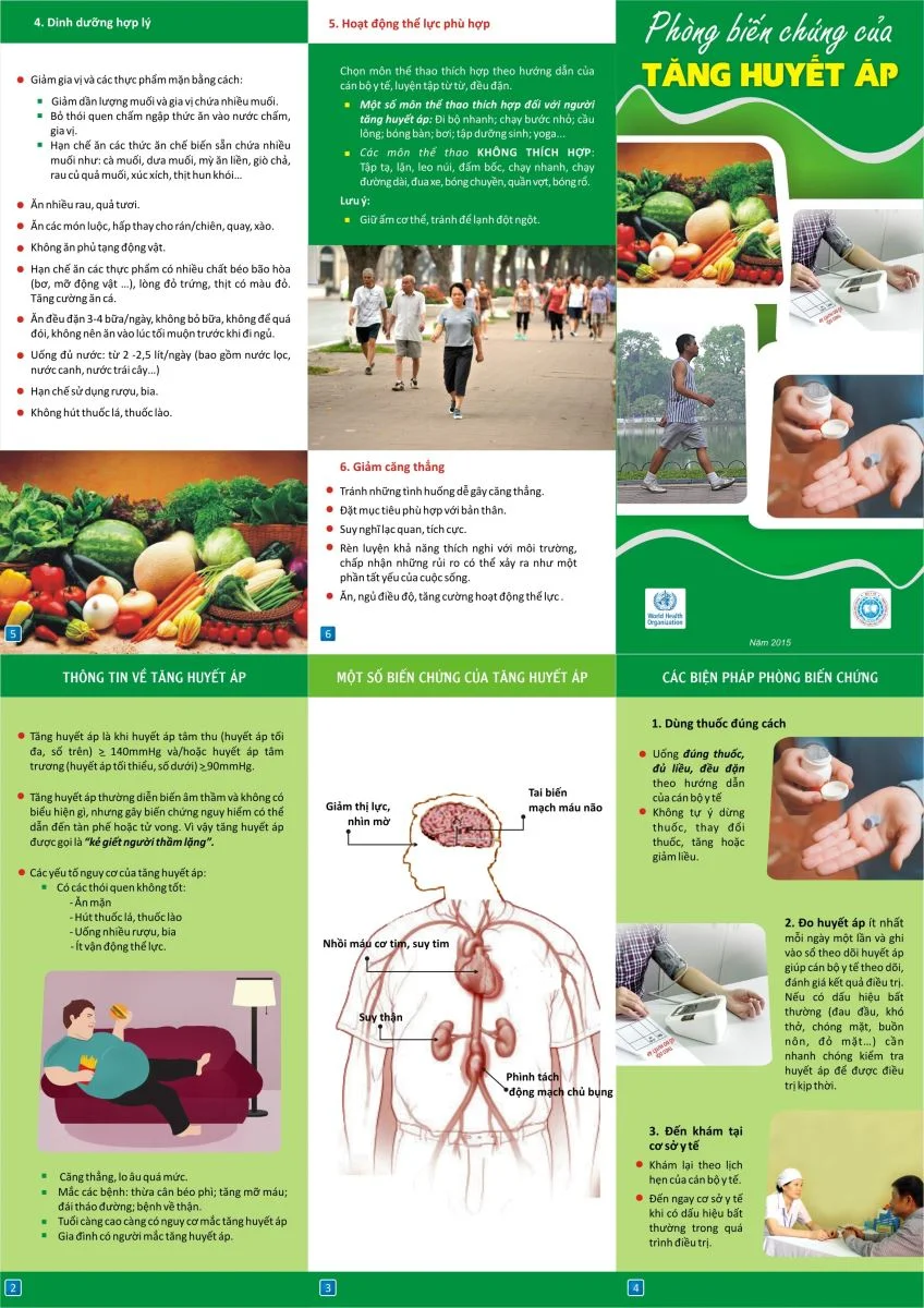 Tờ gấp Phòng biến chứng của Tăng huyết áp