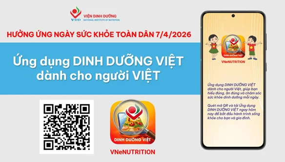 Giới thiệu ứng dụng Dinh dưỡng Việt - VNeNUTRITION