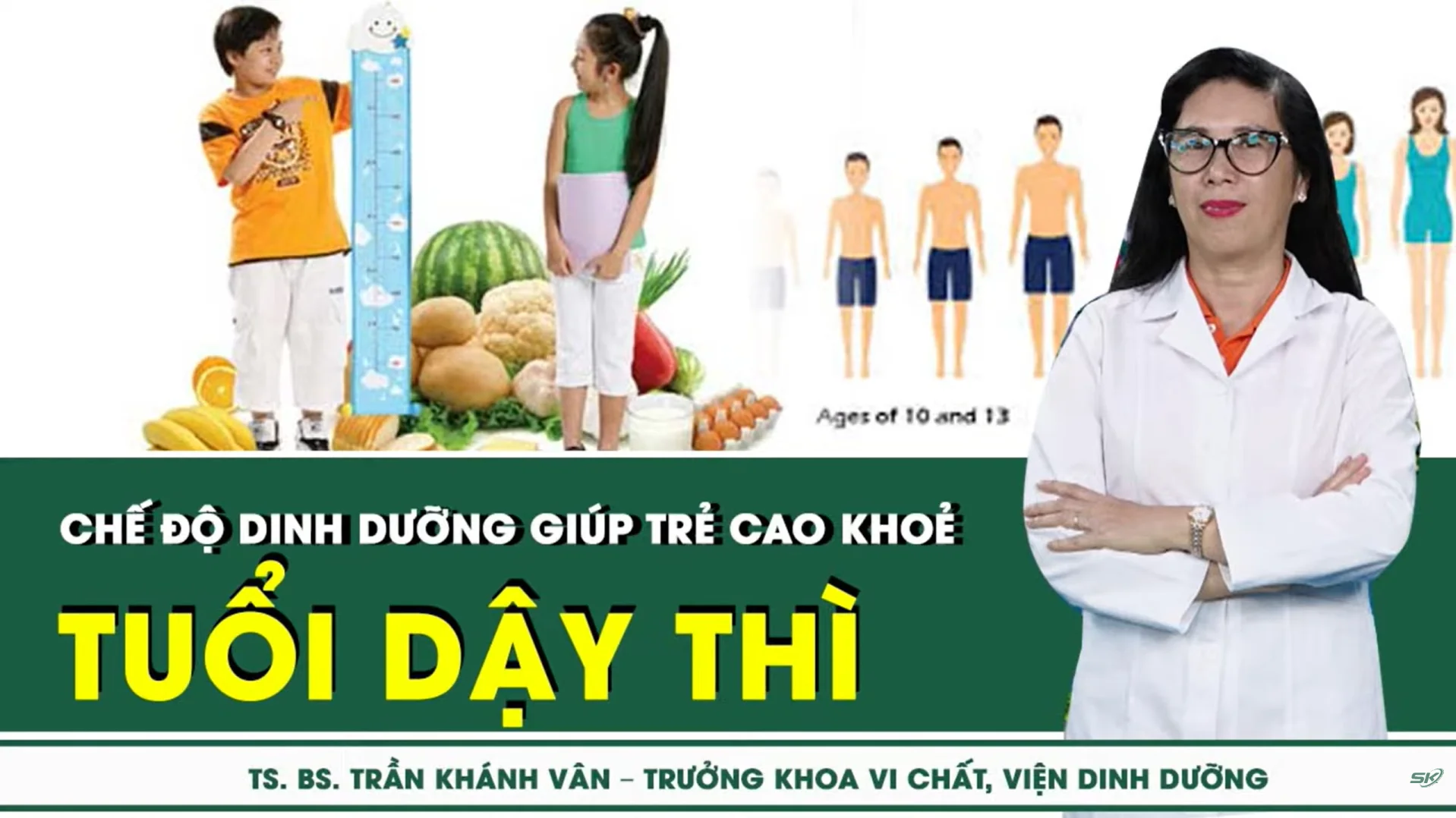 [LIVE] Chế độ dinh dưỡng tuổi dậy thì giúp trẻ cao và khỏe mạnh