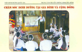 Tranh lật Chăm sóc dinh dưỡng tại gia đình và cộng đồng