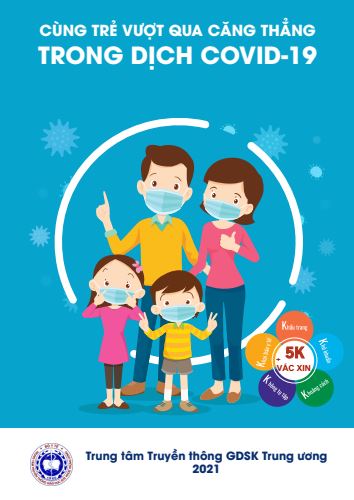 Tờ rơi Cùng trẻ vượt qua căng thẳng trong dịch Covid-19