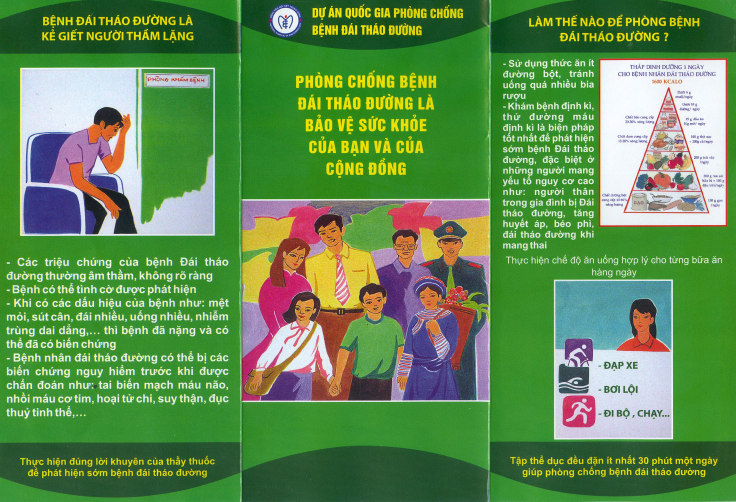 Tờ rơi Phòng chống bệnh đái tháo đường