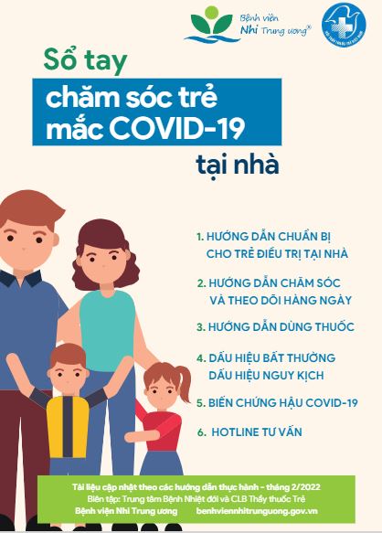 Sổ tay chăm sóc trẻ mắc COVID-19 tại nhà