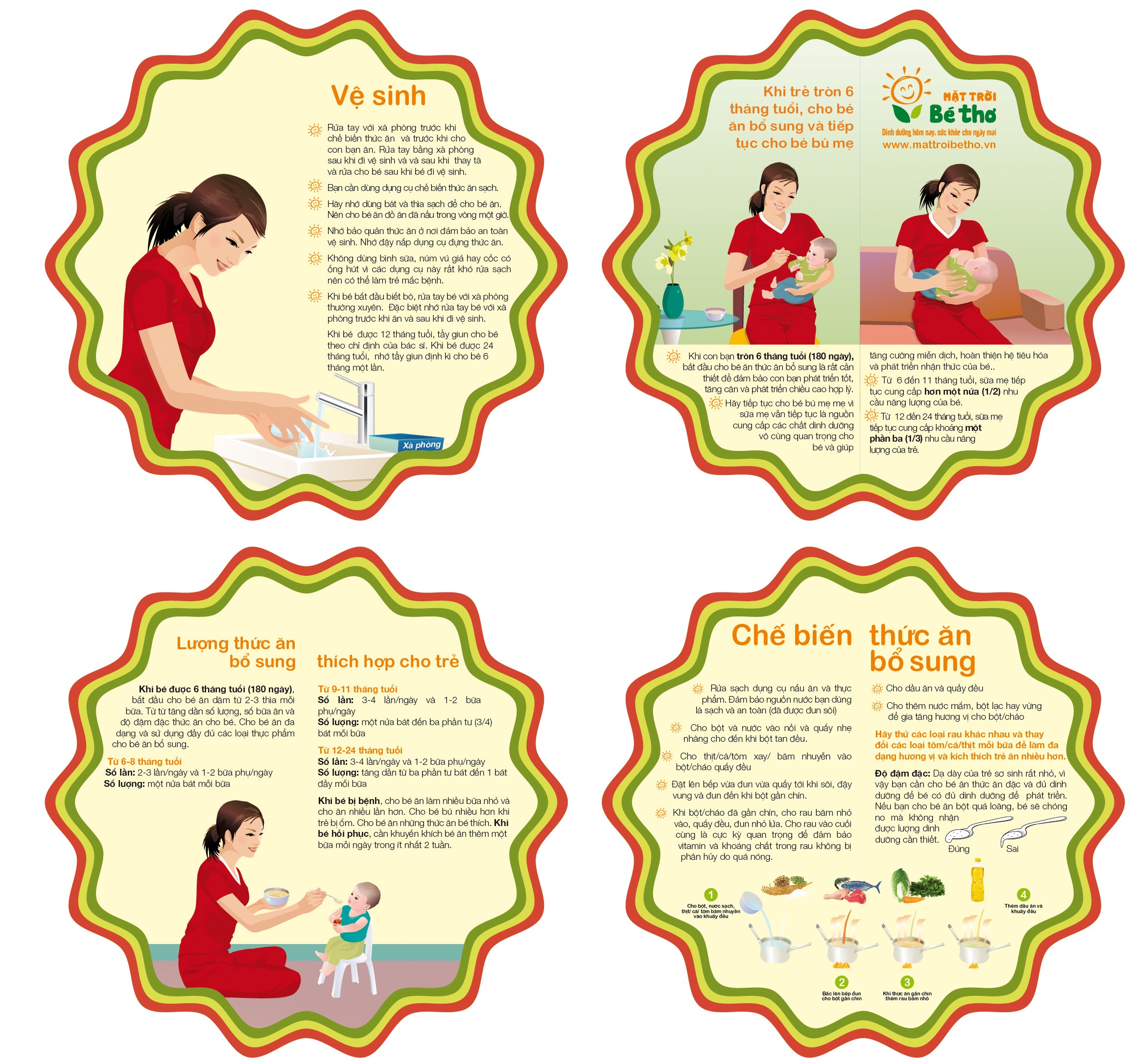 Tờ rơi Cho trẻ ăn bổ sung