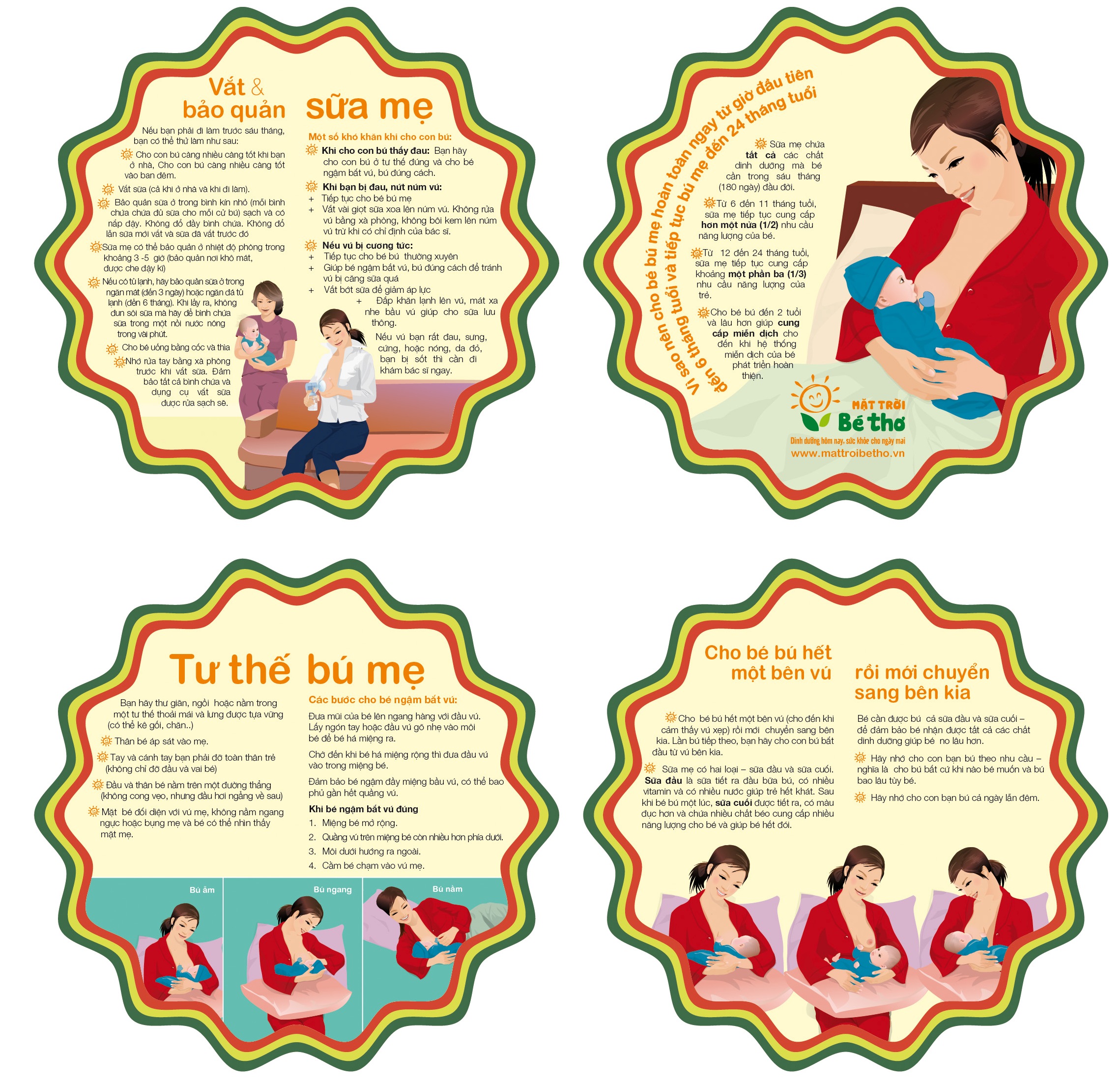 Tờ rơi Nuôi con bằng sữa mẹ